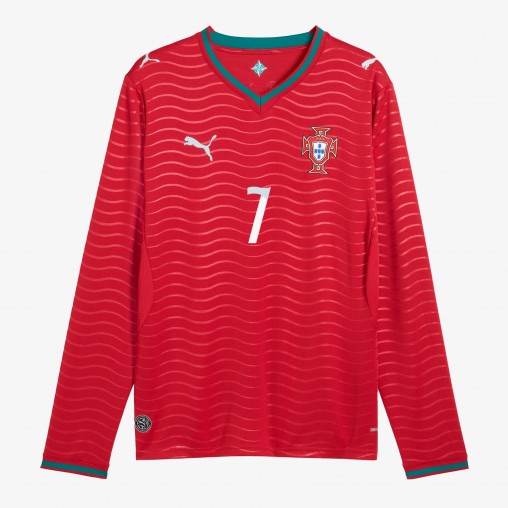 Maillot Domicile Portugal FPF 2026 - RONALDO - Manches Longues Maillot Domicile Portugal FPF 2026 - RONALDO - Manches Longues