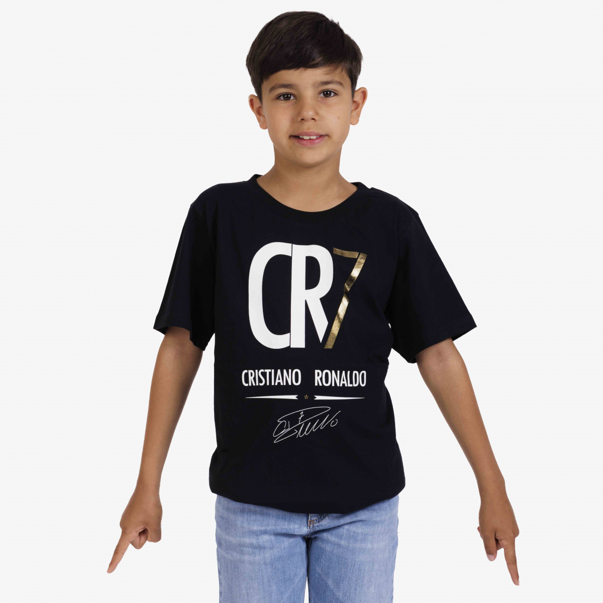CR7 Museum T-Shirt - 18062-PRETO - Força Portugal