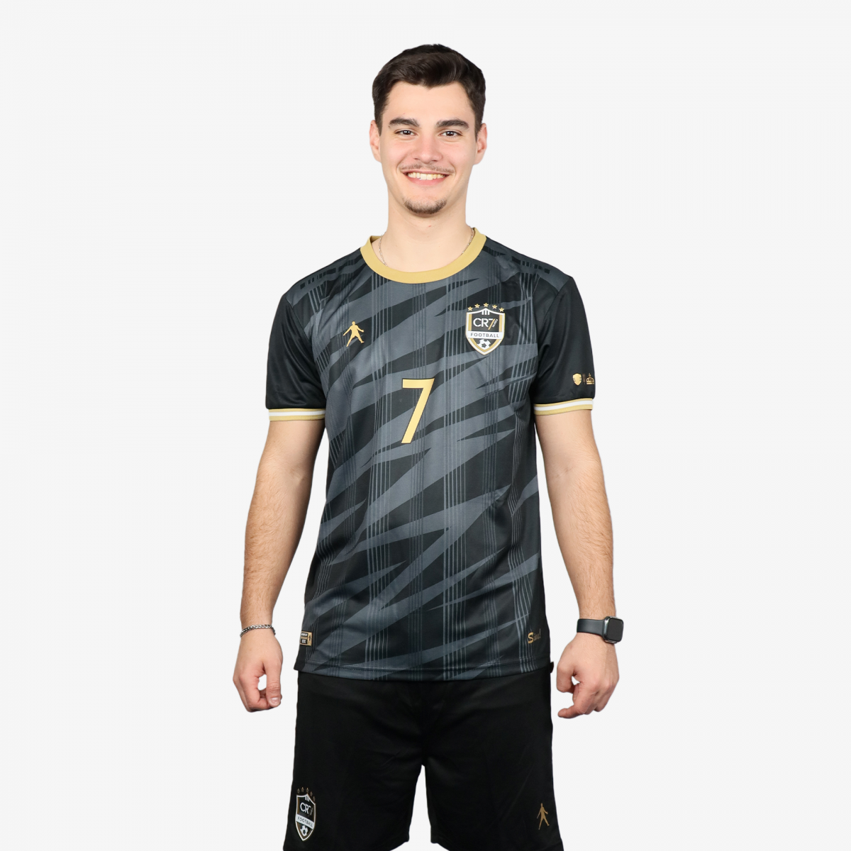 Ronaldo T-shirt - 25265-PRETO - Força Portugal