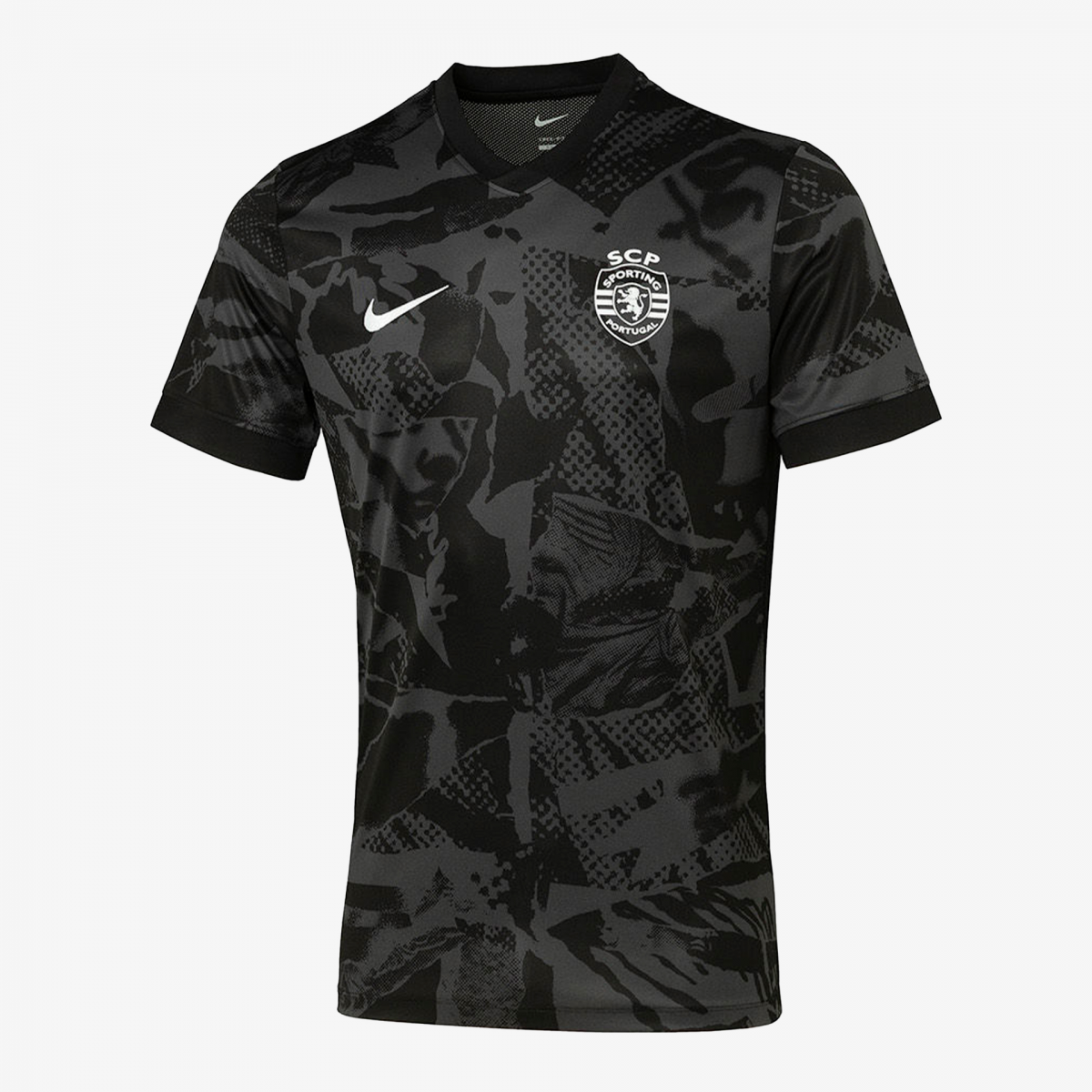 Sporting CP 2025/26 Jersey - Pre-Match - 25227-PRETO - Força Portugal