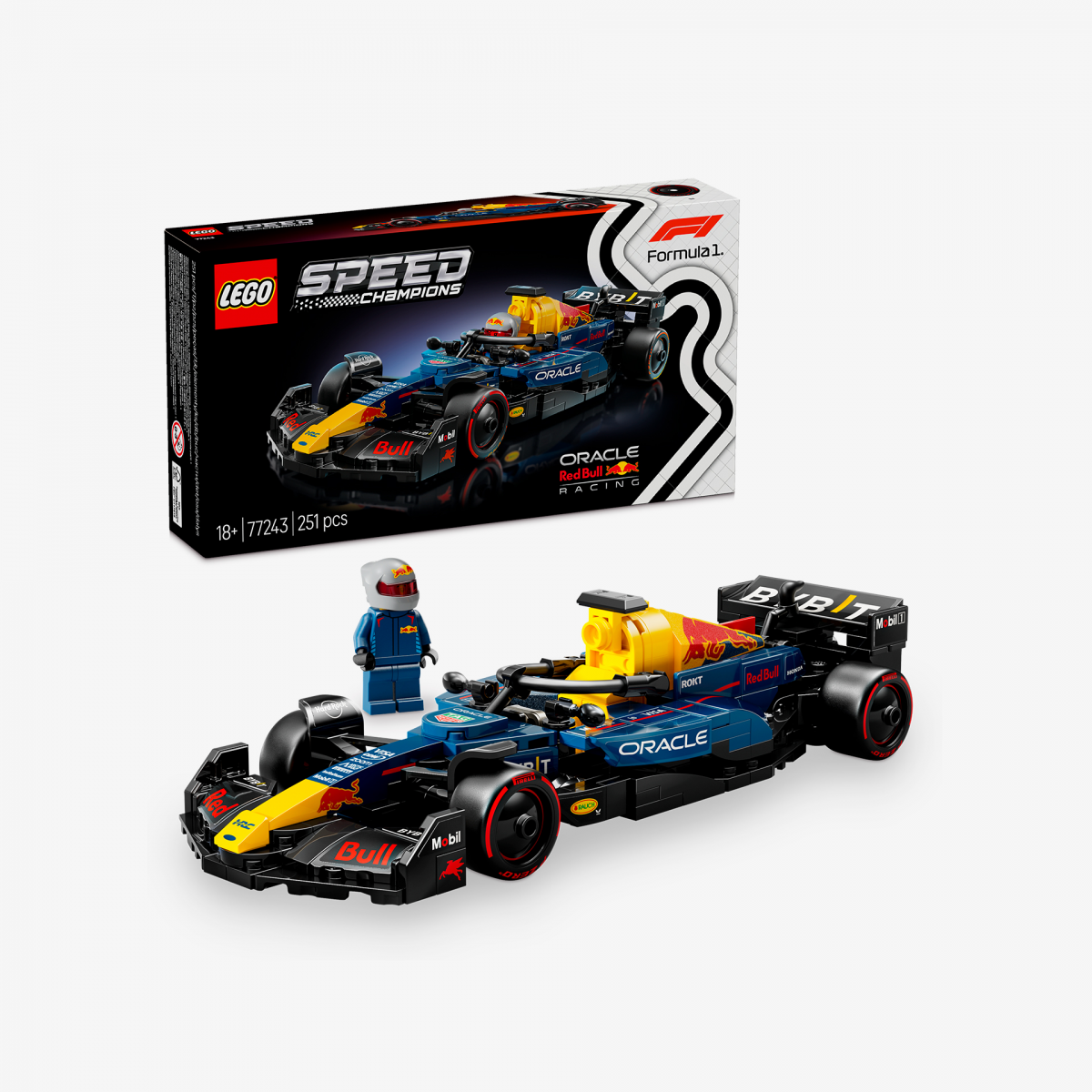 LEGO 77243 - La voiture de course Oracle Red Bull Racing RB20 F1 ...
